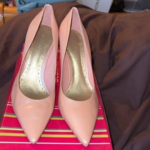 BCBGirls "Nice" Icy Pink Patent Leather Heels